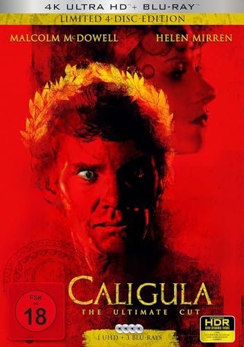Caligula - The Ultimate Cut - Mediabook - LImited Edition (4K Ultra HD) (+ 2 Blu-rays) (+ Bonus-Blu-ray) von Tiberius Film