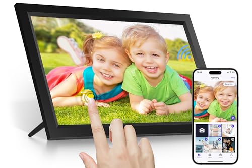 Tibuta 15.6 Zoll WiFi Digitaler Bilderrahmen, 1366x768IPS Touchscreen, Teilen von Fotos oder Videos über Uhale -Anwendungen, automatisch drehen, Muttertages für den Muttertag Tibuta 15.6 Zoll WiFi Digitaler Bilderrahmen, 1366x768IPS Touchscreen, Teilen von Fotos oder Videos über Uhale -Anwendungen, automatisch drehen, Muttertages für den Muttertag von Tibuta