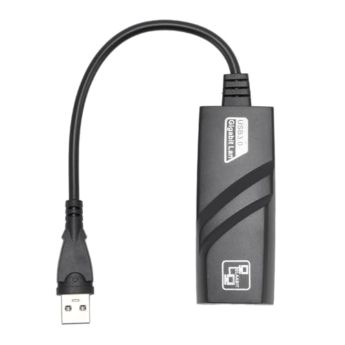 TICFOX USB 3.0 Ethernet -Adapter, 10/100/1000Mbit/s Gigabit LAN -Port -Adapter, Tragbarer Netzwerkkonverter für Laptop, Desktop -PC TICFOX USB 3.0 Ethernet -Adapter, 10/100/1000Mbit/s Gigabit LAN -Port -Adapter, Tragbarer Netzwerkkonverter für Laptop, Desktop -PC von Ticfox