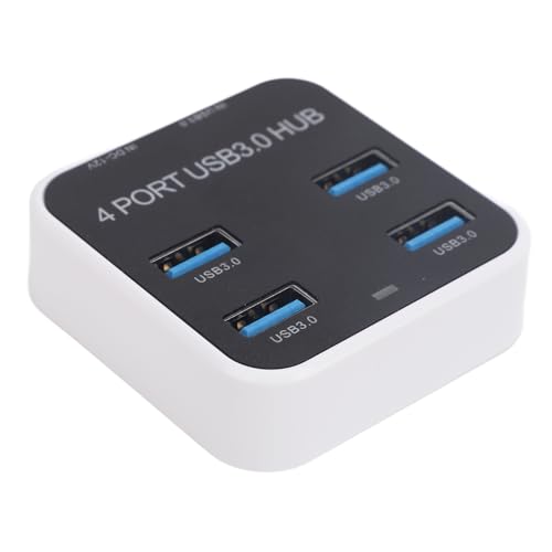 Ticfox 4 Port USB 3.0 Hub, Splitter -Dockingstation, Unterstützung von 12 V TO24V DC Netzteil, für Laptop, PC, Tablet -Computer Ticfox 4 Port USB 3.0 Hub, Splitter -Dockingstation, Unterstützung von 12 V TO24V DC Netzteil, für Laptop, PC, Tablet -Computer von Ticfox