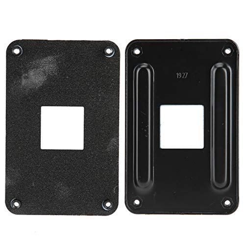 Ticfox CPU-Kühler-Backplate für AM4-Plattform A320, B350, B450, X370 und andere Motherboard-Modelle (Metall, schwarz) von Ticfox