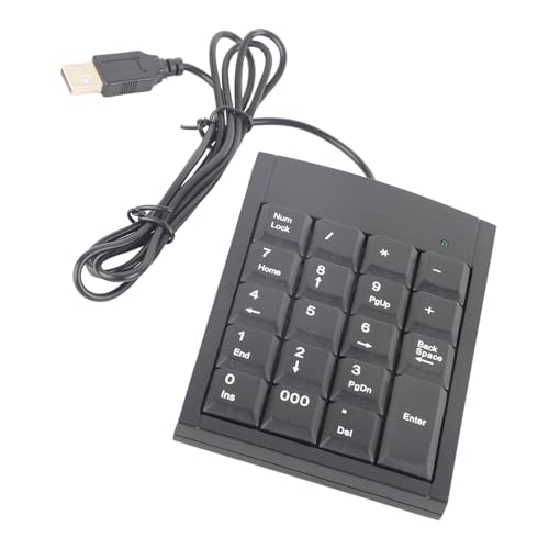 Ticfox USB-Ziffernblock,19-Tasten-Mini-Tastatur für Desktop-Rechner,Laptops,Nummernblock für Buchhalter Ticfox USB-Ziffernblock,19-Tasten-Mini-Tastatur für Desktop-Rechner,Laptops,Nummernblock für Buchhalter von Ticfox