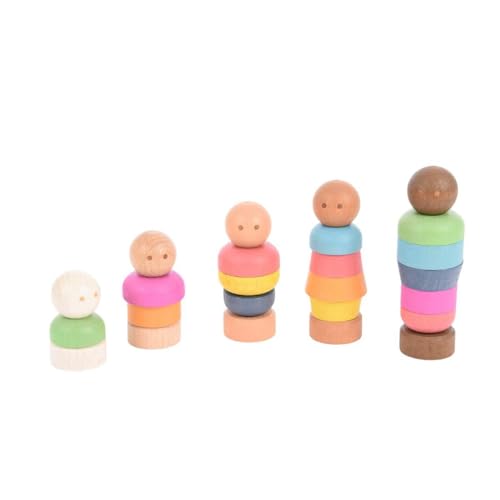 TickiT Regenbogen Holz Community People 5 Stück 73524 von tickit