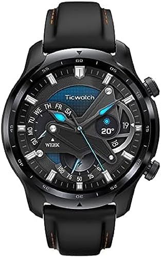 Ticwatch Pro 3 LTE Smartwatch, Wear OS von Google, Qualcomm Snapdragon Wear 4100-Plattform, Herzfrequenz-Schlaftracking und NFC, IP68 Schwimmbereit, Lange Batterielebensdauer, Nur Vodafone Ticwatch Pro 3 LTE Smartwatch, Wear OS von Google, Qualcomm Snapdragon Wear 4100-Plattform, Herzfrequenz-Schlaftracking und NFC, IP68 Schwimmbereit, Lange Batterielebensdauer, Nur Vodafone von Ticwatch