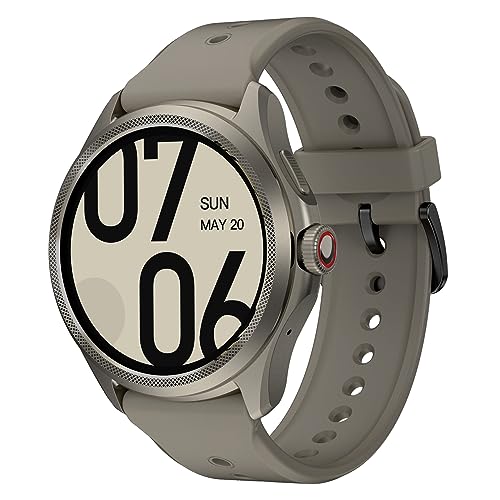 Ticwatch Pro 5 Android Smartwatch für Männer Snapdragon W5+ Gen 1 Wear OS, 80 Stunden Lange Akkulaufzeit Gesundheit Fitness Tracking 5ATM Wasserbeständigkeit Kompass Nur Android kompatibel von Ticwatch