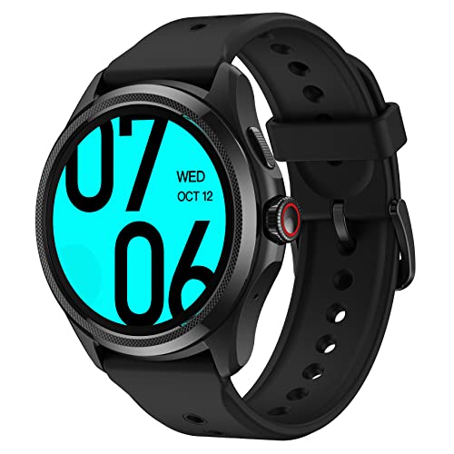 Ticwatch Pro 5 Android Smartwatch für Männer Snapdragon W5+ Gen 1 Wear OS 80 Stunden Lange Akkulaufzeit Gesundheit Fitness Tracking 5ATM Wasserbeständigkeit Kompass Nur Android kompatibel von Ticwatch