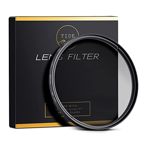 Tide Optics CPL-Linsenfilter-Polarisator (52 mm), runder, schlanker Polarisationsfilter, optisches MRC-Glas von Tide Optics