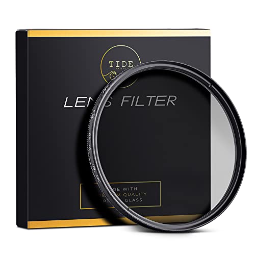 Tide Optics CPL-Linsenfilter-Polarisator (55 mm), runder, schlanker Polarisationsfilter, optisches MRC-Glas von Tide Optics