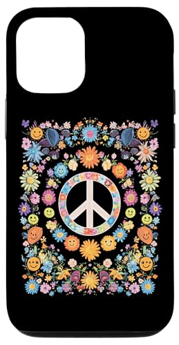 Peace Zeichen der Freiheit Blumen Hippie farbenfrohes Hülle für iPhone 12/12 Pro Peace Zeichen der Freiheit Blumen Hippie farbenfrohes Hülle für iPhone 12/12 Pro von Tie Frieden Zeichen Outfit for make love