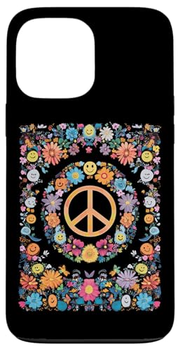 Peace Zeichen der Freiheit Blumen Hippie farbenfrohes Hülle für iPhone 13 Pro Max Peace Zeichen der Freiheit Blumen Hippie farbenfrohes Hülle für iPhone 13 Pro Max von Tie Frieden Zeichen Outfit for make love