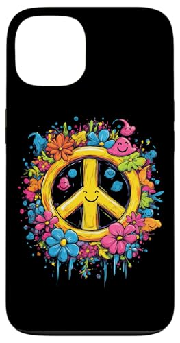 Peace Zeichen der Freiheit Blumen Hippie farbenfrohes Hülle für iPhone 13 Peace Zeichen der Freiheit Blumen Hippie farbenfrohes Hülle für iPhone 13 von Tie Frieden Zeichen Outfit for make love