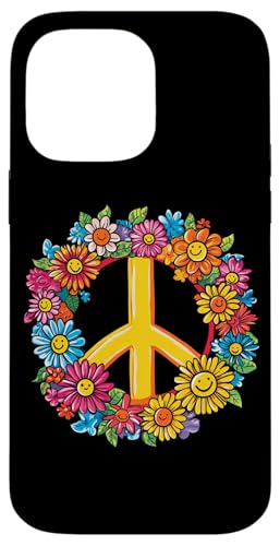 Peace Zeichen der Freiheit Blumen Hippie farbenfrohes Hülle für iPhone 14 Pro Max Peace Zeichen der Freiheit Blumen Hippie farbenfrohes Hülle für iPhone 14 Pro Max von Tie Frieden Zeichen Outfit for make love