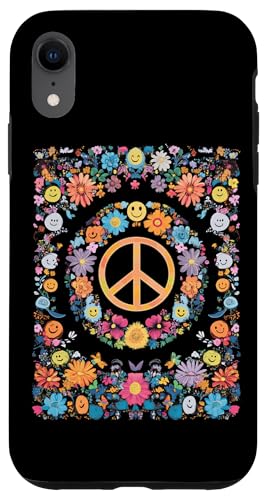 Peace Zeichen der Freiheit Blumen Hippie farbenfrohes Hülle für iPhone XR Peace Zeichen der Freiheit Blumen Hippie farbenfrohes Hülle für iPhone XR von Tie Frieden Zeichen Outfit for make love