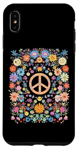 Peace Zeichen der Freiheit Blumen Hippie farbenfrohes Hülle für iPhone XS Max Peace Zeichen der Freiheit Blumen Hippie farbenfrohes Hülle für iPhone XS Max von Tie Frieden Zeichen Outfit for make love