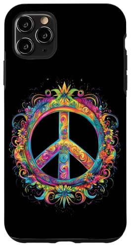 Peace Zeichen der Freiheit Hippie farbenfrohes Hülle für iPhone 11 Pro Max Peace Zeichen der Freiheit Hippie farbenfrohes Hülle für iPhone 11 Pro Max von Tie Frieden Zeichen Outfit for make love