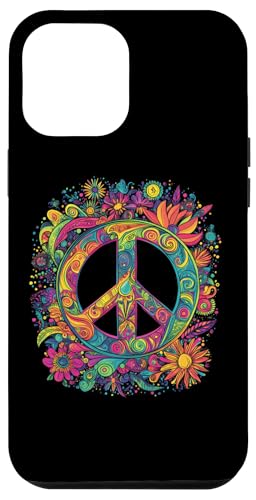 Peace Zeichen der Freiheit Hippie farbenfrohes Hülle für iPhone 12 Pro Max Peace Zeichen der Freiheit Hippie farbenfrohes Hülle für iPhone 12 Pro Max von Tie Frieden Zeichen Outfit for make love