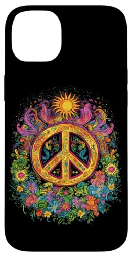 Peace Zeichen der Freiheit Hippie farbenfrohes Hülle für iPhone 14 Plus Peace Zeichen der Freiheit Hippie farbenfrohes Hülle für iPhone 14 Plus von Tie Frieden Zeichen Outfit for make love