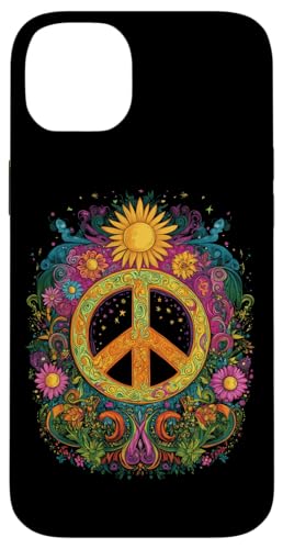 Peace Zeichen der Freiheit Hippie farbenfrohes Hülle für iPhone 14 Plus Peace Zeichen der Freiheit Hippie farbenfrohes Hülle für iPhone 14 Plus von Tie Frieden Zeichen Outfit for make love