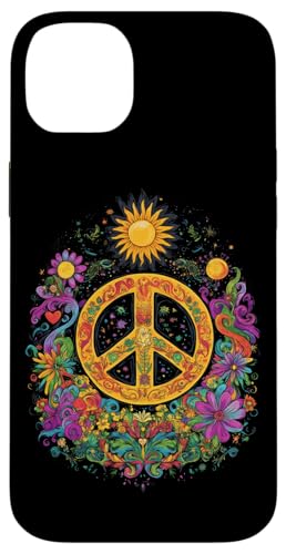 Peace Zeichen der Freiheit Hippie farbenfrohes Hülle für iPhone 14 Plus Peace Zeichen der Freiheit Hippie farbenfrohes Hülle für iPhone 14 Plus von Tie Frieden Zeichen Outfit for make love