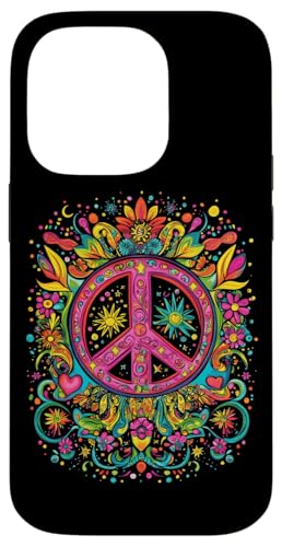 Peace Zeichen der Freiheit Hippie farbenfrohes Hülle für iPhone 14 Pro Peace Zeichen der Freiheit Hippie farbenfrohes Hülle für iPhone 14 Pro von Tie Frieden Zeichen Outfit for make love