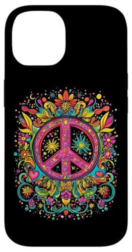 Peace Zeichen der Freiheit Hippie farbenfrohes Hülle für iPhone 14 Peace Zeichen der Freiheit Hippie farbenfrohes Hülle für iPhone 14 von Tie Frieden Zeichen Outfit for make love