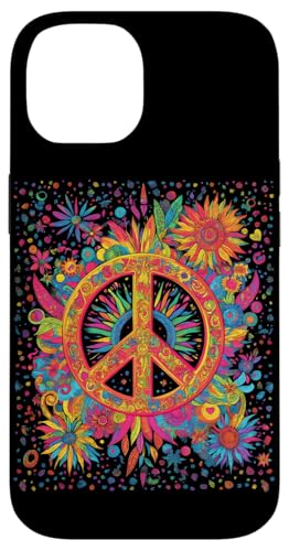 Peace Zeichen der Freiheit Hippie farbenfrohes Hülle für iPhone 14 Peace Zeichen der Freiheit Hippie farbenfrohes Hülle für iPhone 14 von Tie Frieden Zeichen Outfit for make love