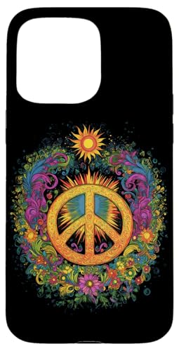 Peace Zeichen der Freiheit Hippie farbenfrohes Hülle für iPhone 15 Pro Max Peace Zeichen der Freiheit Hippie farbenfrohes Hülle für iPhone 15 Pro Max von Tie Frieden Zeichen Outfit for make love