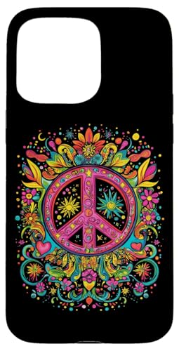 Peace Zeichen der Freiheit Hippie farbenfrohes Hülle für iPhone 15 Pro Max Peace Zeichen der Freiheit Hippie farbenfrohes Hülle für iPhone 15 Pro Max von Tie Frieden Zeichen Outfit for make love