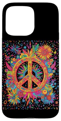 Peace Zeichen der Freiheit Hippie farbenfrohes Hülle für iPhone 15 Pro Max Peace Zeichen der Freiheit Hippie farbenfrohes Hülle für iPhone 15 Pro Max von Tie Frieden Zeichen Outfit for make love