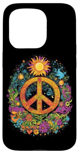 Peace Zeichen der Freiheit Hippie farbenfrohes Hülle für iPhone 15 Pro Peace Zeichen der Freiheit Hippie farbenfrohes Hülle für iPhone 15 Pro von Tie Frieden Zeichen Outfit for make love