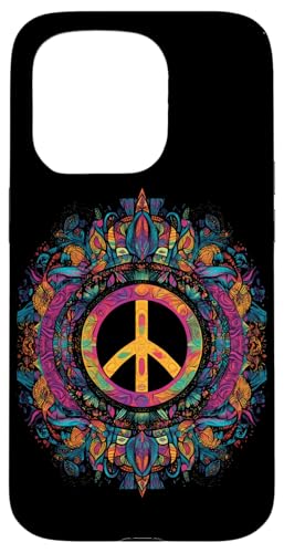 Peace Zeichen der Freiheit Hippie farbenfrohes Hülle für iPhone 15 Pro Peace Zeichen der Freiheit Hippie farbenfrohes Hülle für iPhone 15 Pro von Tie Frieden Zeichen Outfit for make love