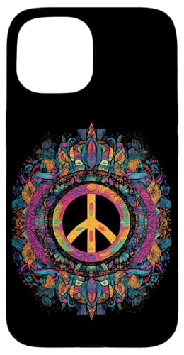 Peace Zeichen der Freiheit Hippie farbenfrohes Hülle für iPhone 15 Peace Zeichen der Freiheit Hippie farbenfrohes Hülle für iPhone 15 von Tie Frieden Zeichen Outfit for make love
