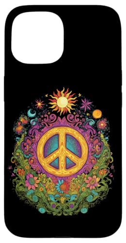 Peace Zeichen der Freiheit Hippie farbenfrohes Hülle für iPhone 15 Peace Zeichen der Freiheit Hippie farbenfrohes Hülle für iPhone 15 von Tie Frieden Zeichen Outfit for make love