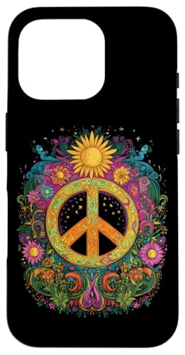Peace Zeichen der Freiheit Hippie farbenfrohes Hülle für iPhone 16 Pro Peace Zeichen der Freiheit Hippie farbenfrohes Hülle für iPhone 16 Pro von Tie Frieden Zeichen Outfit for make love