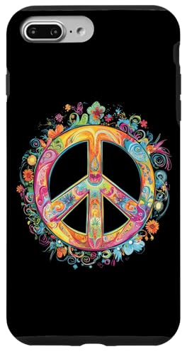 Peace Zeichen der Freiheit Hippie farbenfrohes Hülle für iPhone 7 Plus/8 Plus Peace Zeichen der Freiheit Hippie farbenfrohes Hülle für iPhone 7 Plus/8 Plus von Tie Frieden Zeichen Outfit for make love