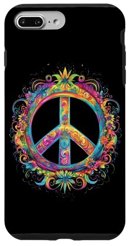 Peace Zeichen der Freiheit Hippie farbenfrohes Hülle für iPhone 7 Plus/8 Plus Peace Zeichen der Freiheit Hippie farbenfrohes Hülle für iPhone 7 Plus/8 Plus von Tie Frieden Zeichen Outfit for make love