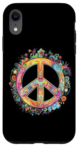 Peace Zeichen der Freiheit Hippie farbenfrohes Hülle für iPhone XR Peace Zeichen der Freiheit Hippie farbenfrohes Hülle für iPhone XR von Tie Frieden Zeichen Outfit for make love