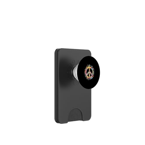 Peace Zeichen der Freiheit Hippie farbenfrohes PopSockets PopWallet für MagSafe Peace Zeichen der Freiheit Hippie farbenfrohes PopSockets PopWallet für MagSafe von Tie Frieden Zeichen Outfit for make love