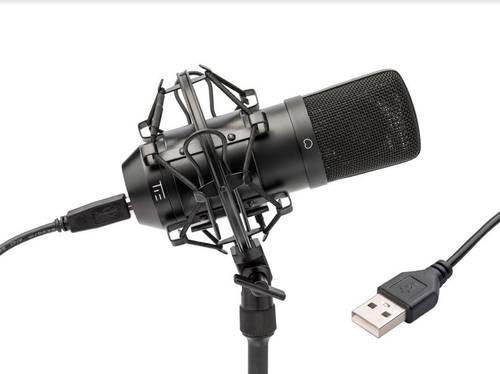 Tie Studio Condenser Mic SW USB-Studiomikrofon Kabelgebunden inkl Spinne, inkl. Kabel von Tie Studio