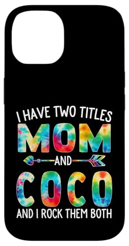 I Have Two Titles Mom And Coco Day Krawatte Cute Mothers Day Hülle für iPhone 14 I Have Two Titles Mom And Coco Day Krawatte Cute Mothers Day Hülle für iPhone 14 von Tie-dye Mothers Day apparel