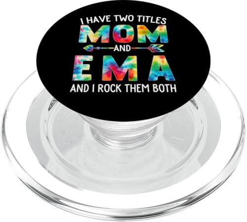 Ich habe zwei Titel Mama und EMA Day Tie Cute Mothers Day PopSockets PopGrip für MagSafe von Tie-dye Mothers Day apparel