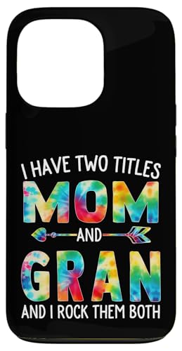 Ich habe zwei Titel Mama und Oma Day Tie Cute Mothers Day Hülle für iPhone 13 Pro von Tie-dye Mothers Day apparel
