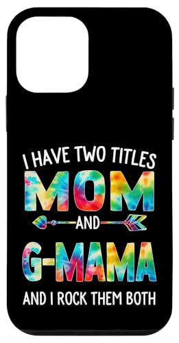 Ich habe zwei Titel: Mama und G-Mama Day Tie Cute Mothers Day Hülle für iPhone 12 mini von Tie-dye Mothers Day apparel