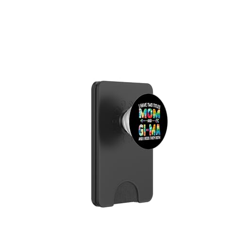 Ich habe zwei Titel: Mama und GI-MA Day Tie Cute Mothers Day PopSockets PopWallet für MagSafe Ich habe zwei Titel: Mama und GI-MA Day Tie Cute Mothers Day PopSockets PopWallet für MagSafe von Tie-dye Mothers Day apparel