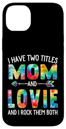 Ich habe zwei Titel: Mama und Lovie Day Tie Cute Mothers Day Hülle für iPhone 14 Plus Ich habe zwei Titel: Mama und Lovie Day Tie Cute Mothers Day Hülle für iPhone 14 Plus von Tie-dye Mothers Day apparel