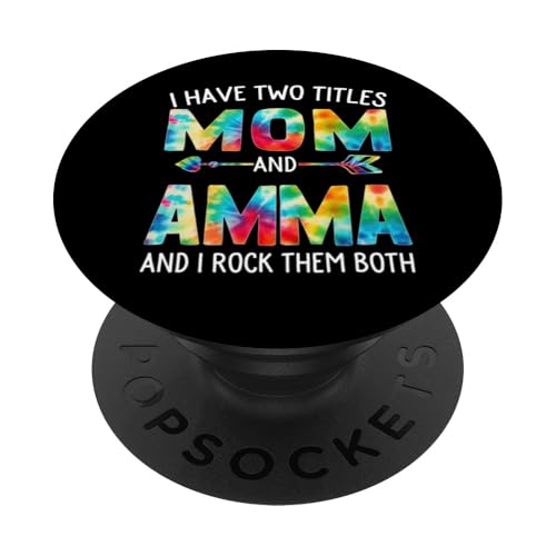 Ich habe zwei Titel: Mama und Mama Day Tie Cute Mothers Day PopSockets Klebender PopGrip Ich habe zwei Titel: Mama und Mama Day Tie Cute Mothers Day PopSockets Klebender PopGrip von Tie-dye Mothers Day apparel