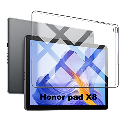 Hülle für Honor pad X8 Cover Ultra Schlank Softschale Silikon TPU Stoßfest Handyhülle Schutzhülle Anti-Fingerabdruck Shock-Absorption Cover von Tieeyivv