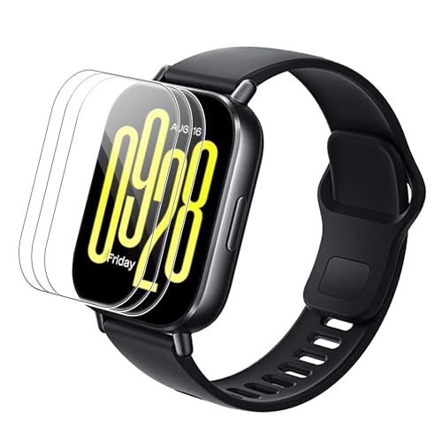 Tieeyivv [3 Stück Schutzfolie für Xiaomi Redmi Watch 5 Active für Panzerglas Displayschutzfolie Weich Folie Anti-Bubble Einfache InstallationNass Angewendet Schutzfolie von Tieeyivv