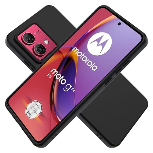Tieeyivv Hülle für Motorola Moto G84 5G Cover Stoßfest Schutzhülle, Soft Matte Handyhülle [Kamera Schutz] [Weiche Innenschicht] Anti-Scratch Dünn Schutzhülle von Tieeyivv