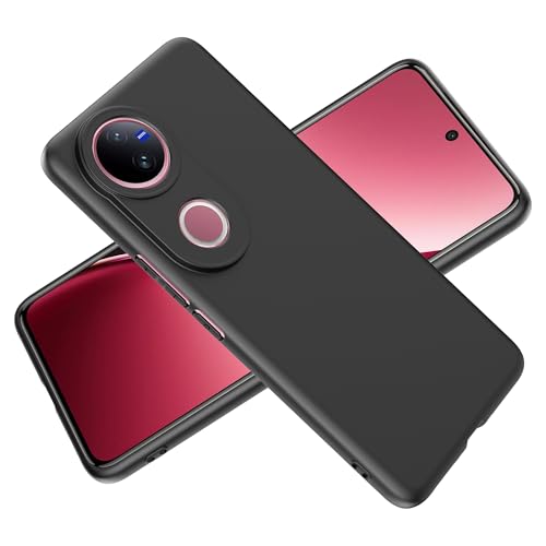 Tieeyivv Hülle für VIVO V50 5G Cover Stoßfest Schutzhülle, Soft Matte Handyhülle [Kamera Schutz] [Weiche Innenschicht] Anti-Scratch Dünn Schutzhülle von Tieeyivv